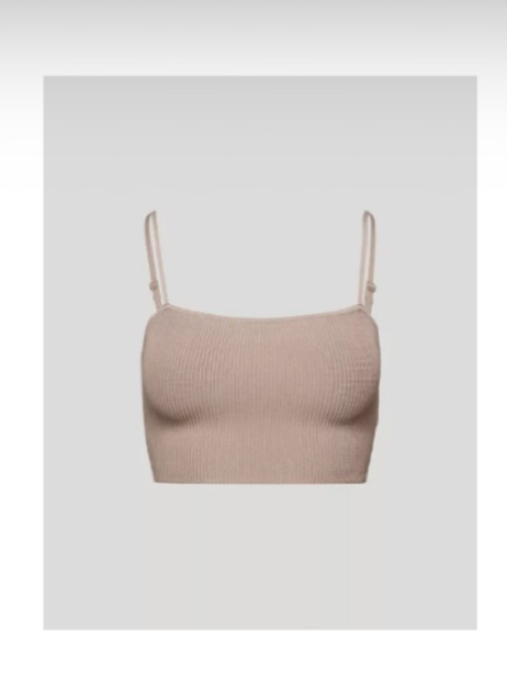 Aritzia Sculpt Knit Cami Cropped Tank